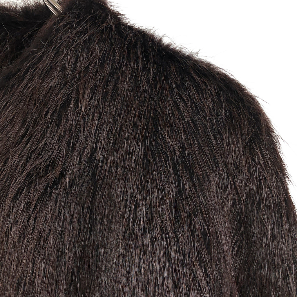 LOEWE / ロエベ | リアルファー レザージャケット | 40 | レディース