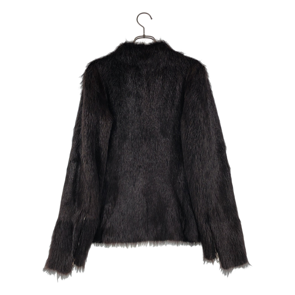 LOEWE / ロエベ | リアルファー レザージャケット | 40 | レディース