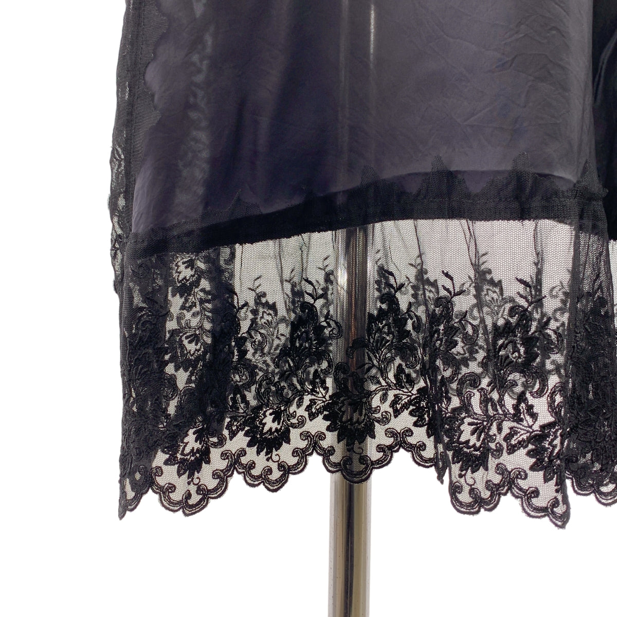 COMME des GARÇONS | 2008 秋冬 | 帶口袋的銅氨絲刺繡蕾絲洋裝 | 春夏 | 女裝