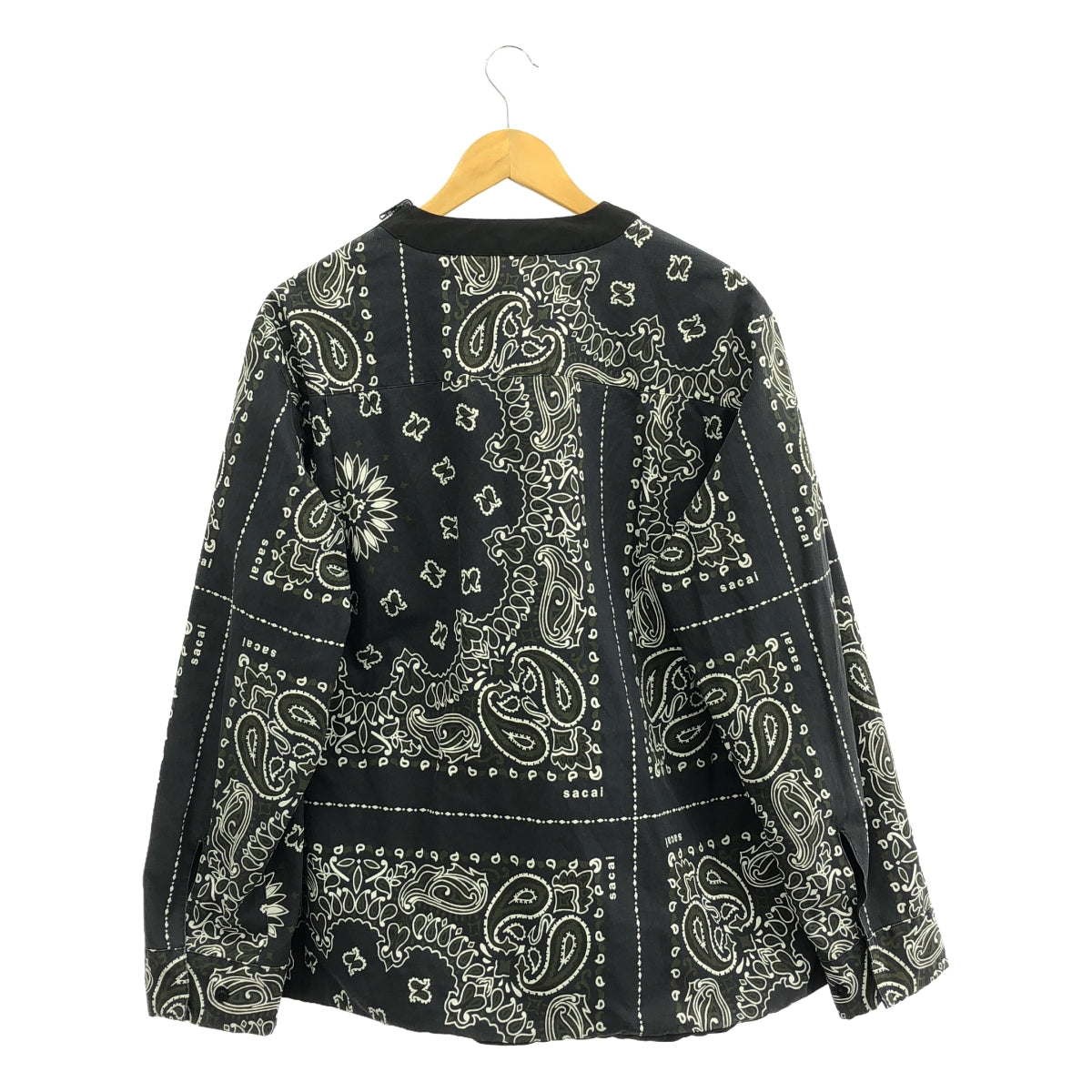 sacai / サカイ | Bandana Print Reversible Pullover / リバーシブル バンダナ ペイズリー ドローストリング プルオーバー | 2 | メンズ