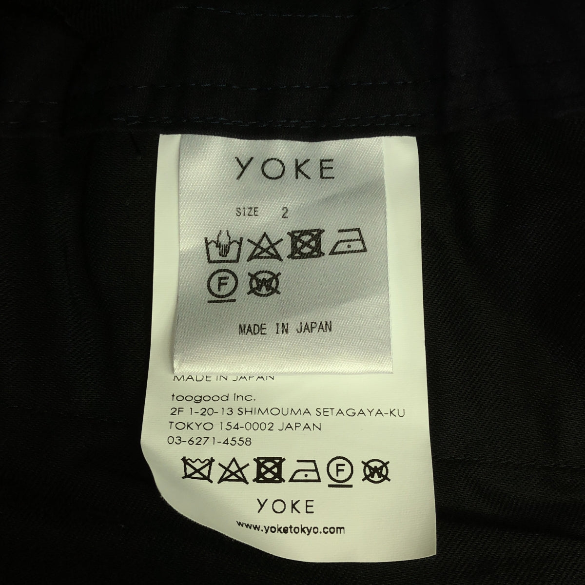 YOKE / York | 2pleated Wide Trousers / Tuck Wide Trousers Pants | 2 | Men's