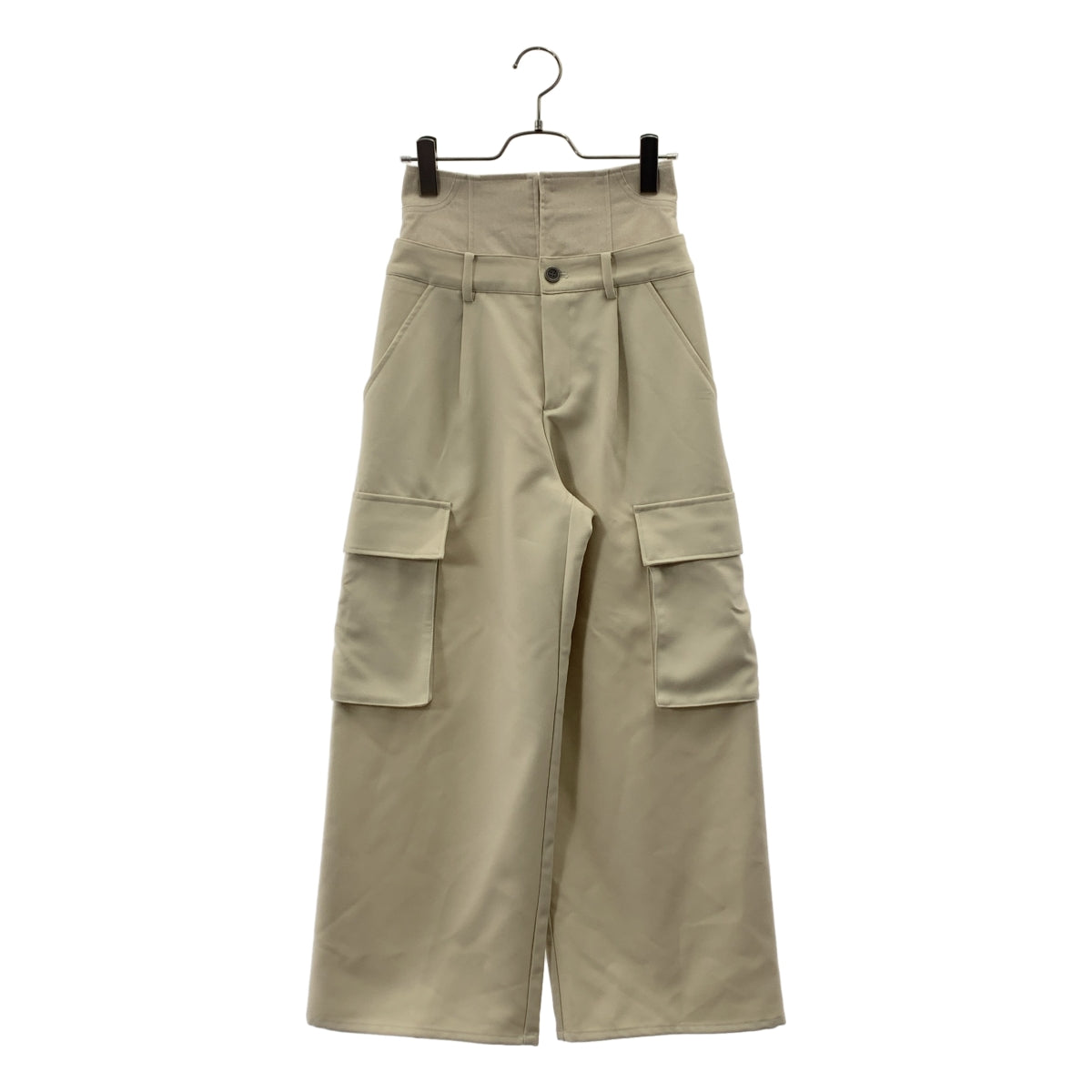 AMERI / 아메리 | DENIM LIKE CORSET WORK PANTS 팬츠 | XS | 여성