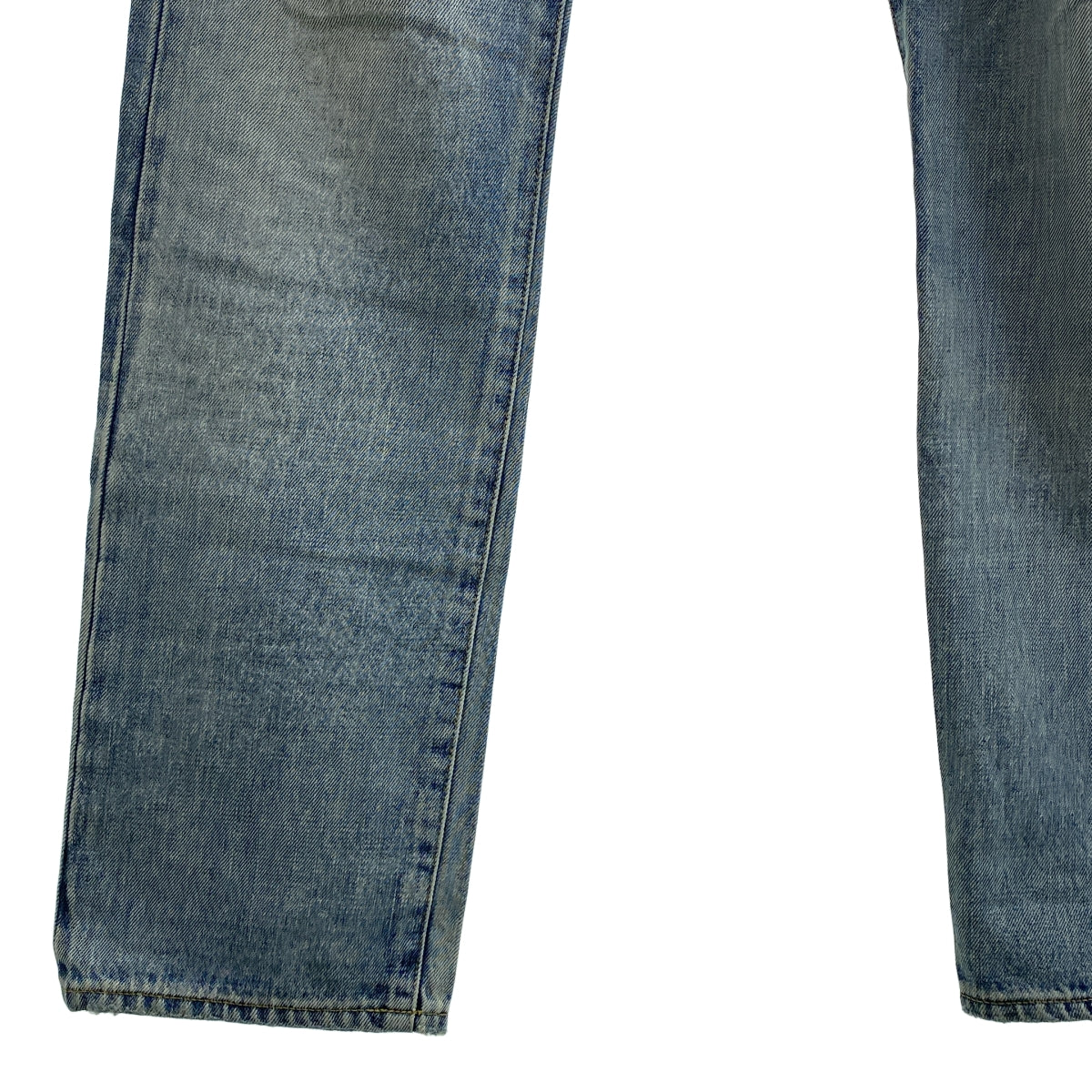 Ron Herman | 牛仔褲 | 做舊皮革貼布鑲邊牛仔褲 | L碼 | 男款