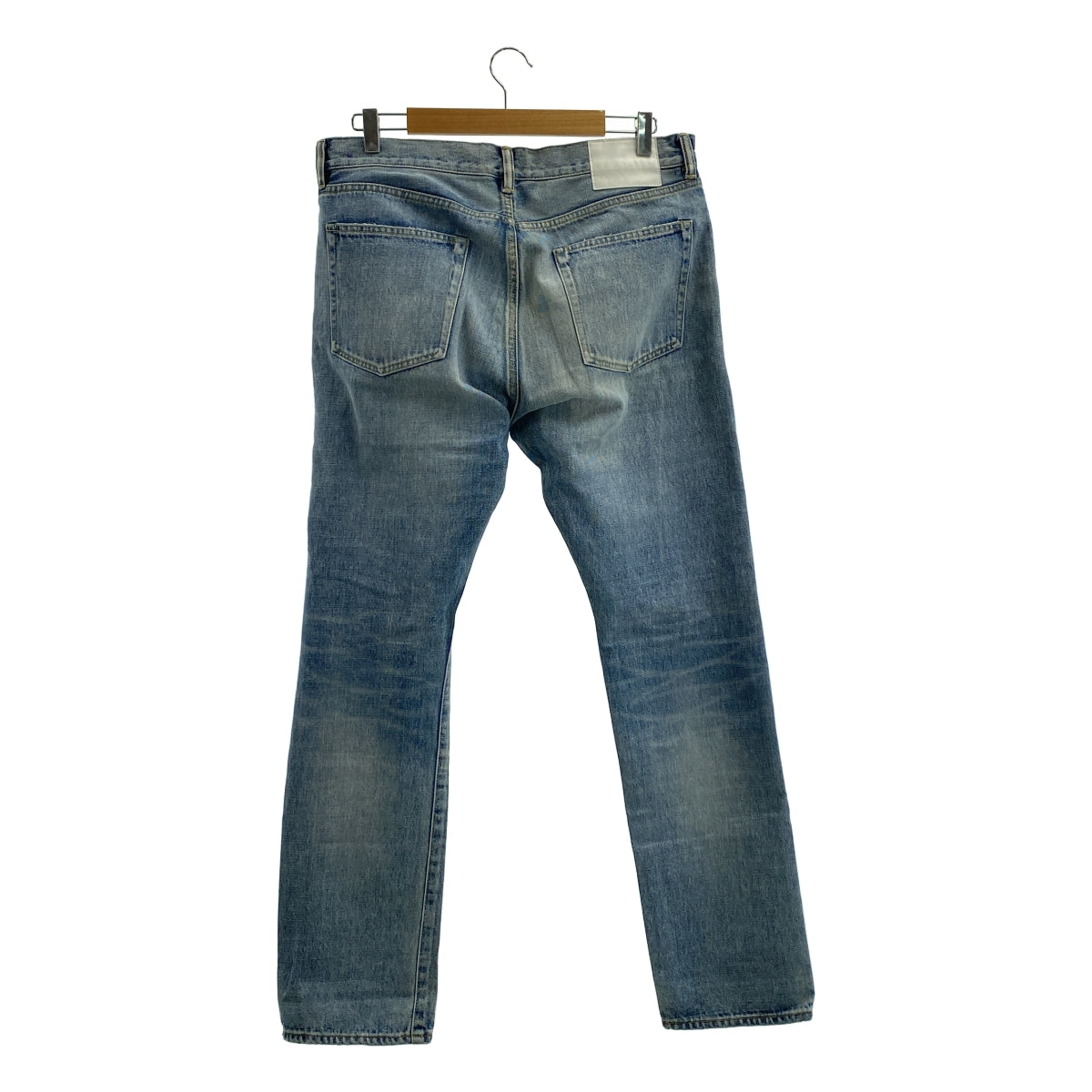 Ron Herman | 牛仔褲 | 做舊皮革貼布鑲邊牛仔褲 | L碼 | 男款