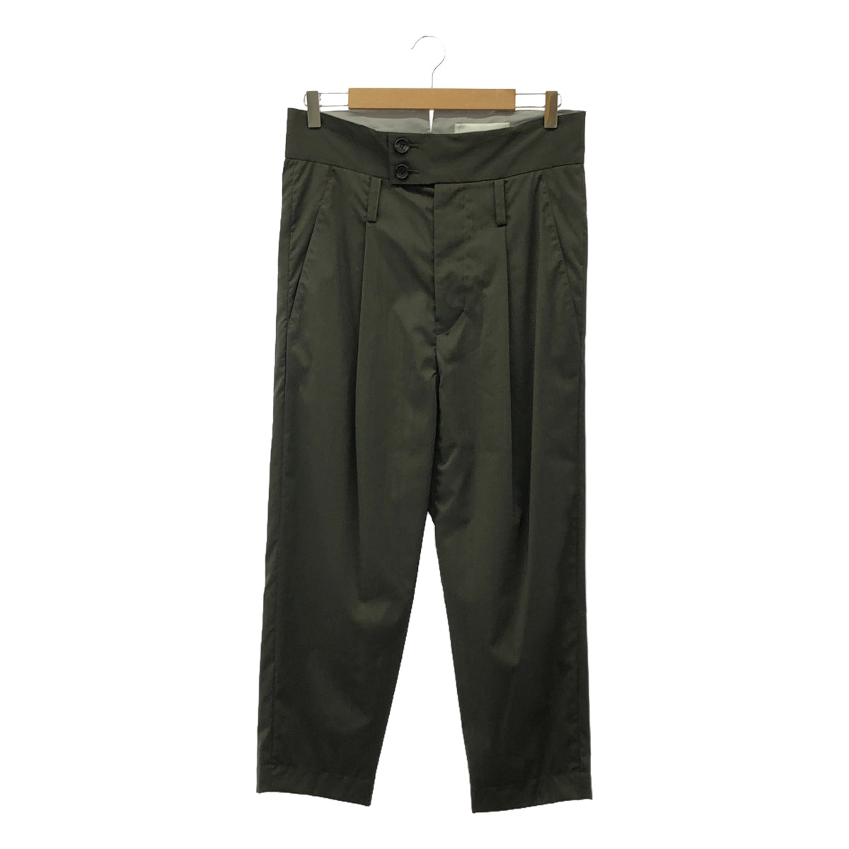 [New] prasthana / Prasthana | W/SOLOTEX high rise slacks / Pants | S | Black | Men's