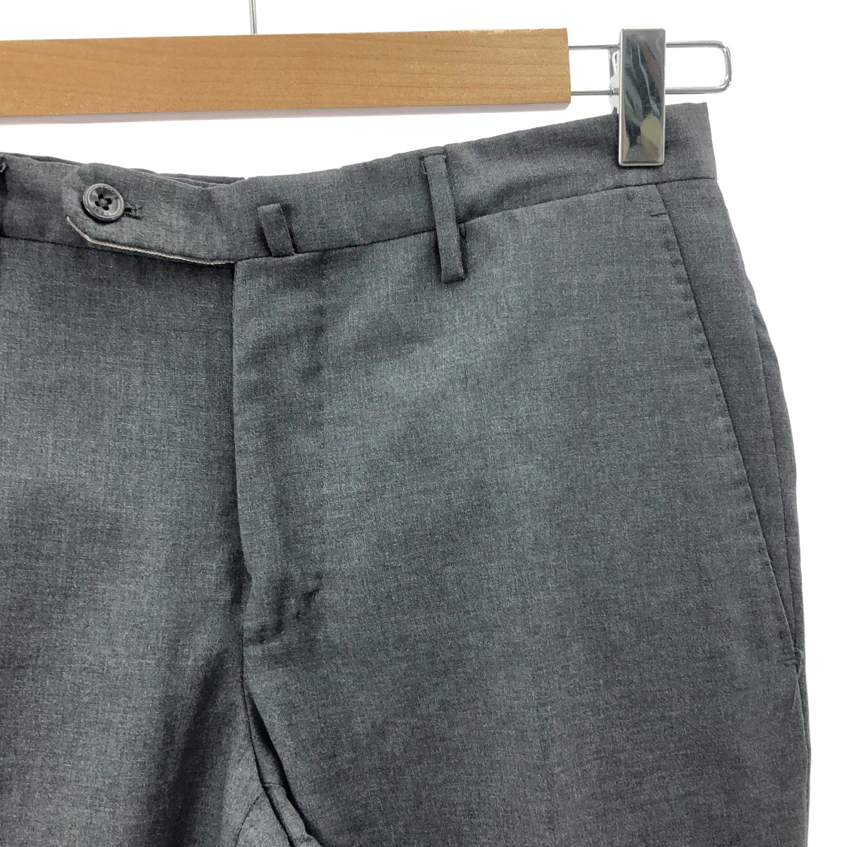 INCOTEX / 인코텍스 | × BEAMS F 빔스에프별주 SUPER100s 울 SLIM FIT 슬랙스 | 42 | 그레이 | 맨즈