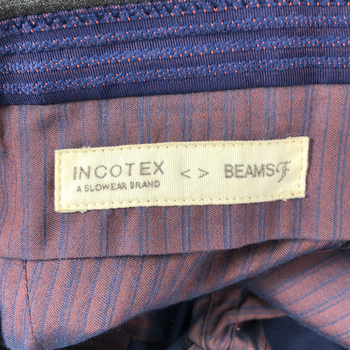 INCOTEX / インコテックス | × BEAMS F ビームスエフ別注 SUPER100sウール SLIM FIT スラックス | 42 | グレー | メンズ