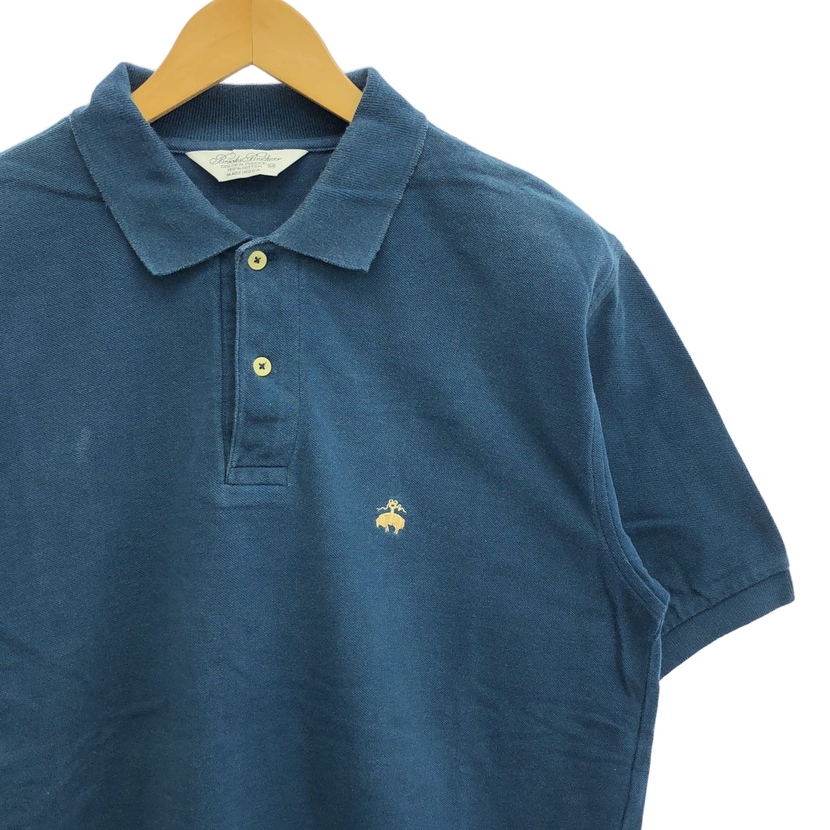 BROOKS BROTHERS | 90s Vintage Golden Fleece Pique Polo Shirt Made in USA | M | Men's