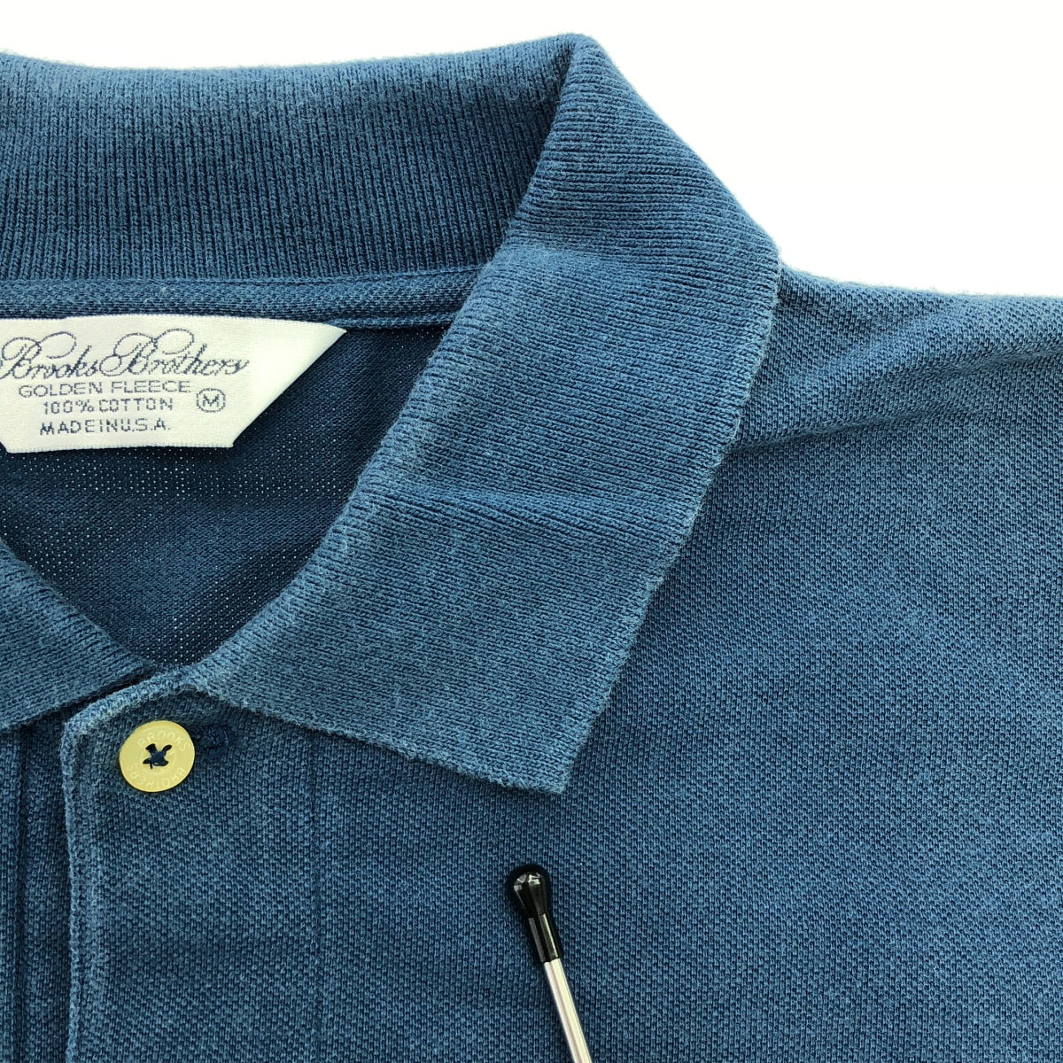 BROOKS BROTHERS | 90s Vintage Golden Fleece Pique Polo Shirt Made in USA | M | Men's