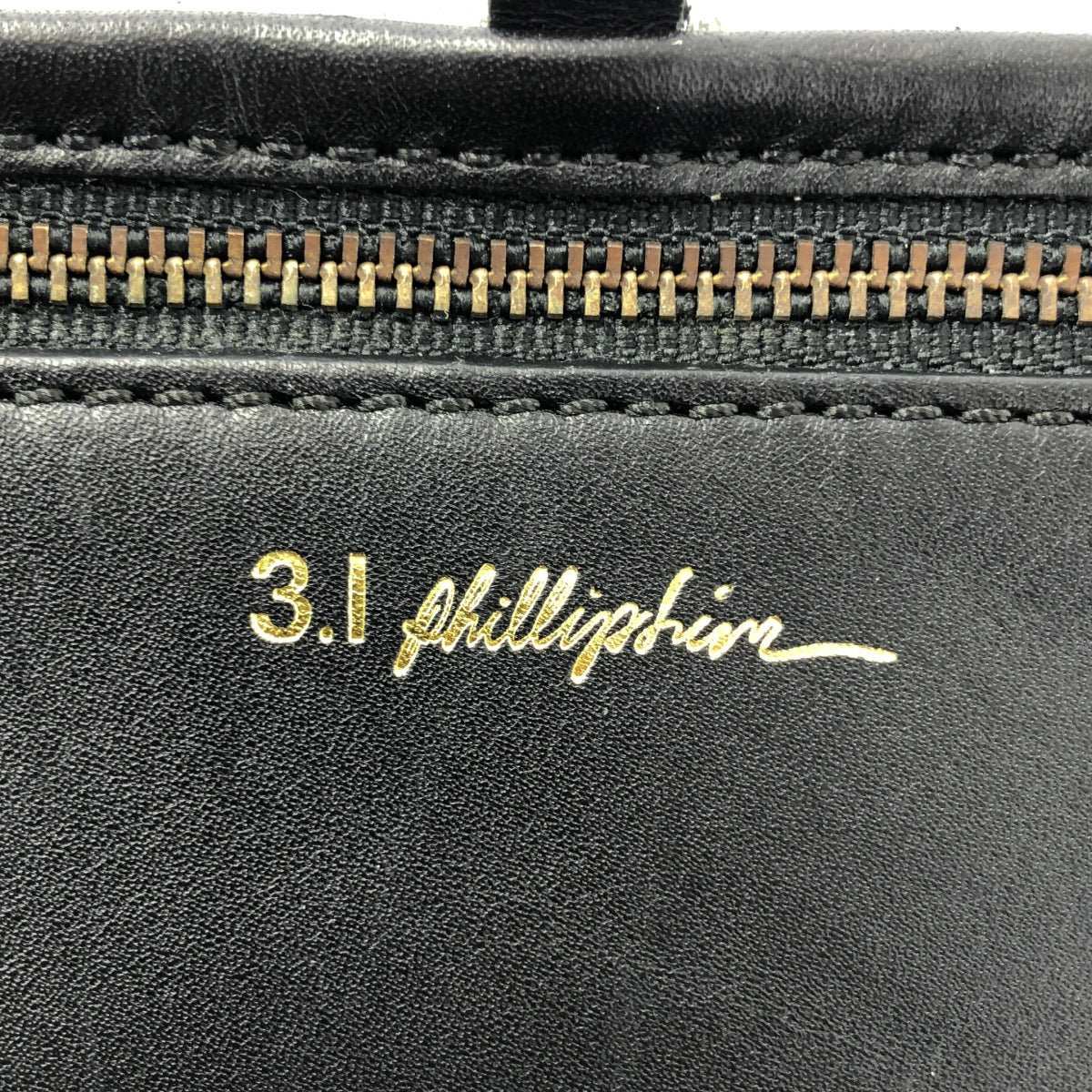 3.1 Phillip Lim / スリーワンフィリップリム | レザー バイカラー ジップ トートバッグ | ホワイト/ブラック | レディース