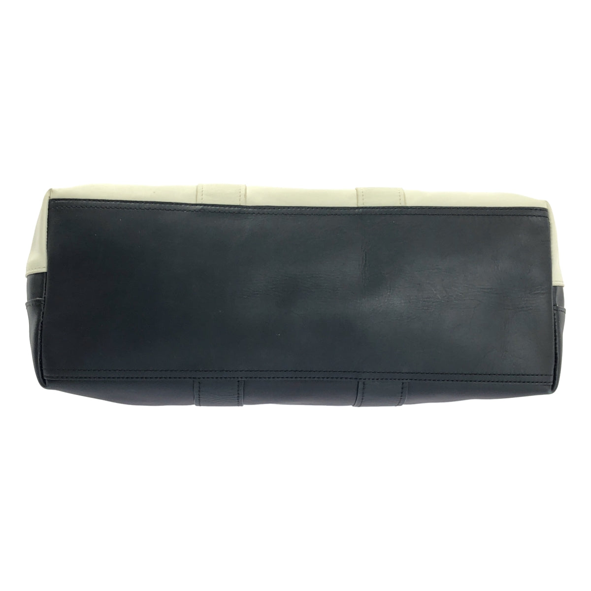 3.1 Phillip Lim / スリーワンフィリップリム | レザー バイカラー ジップ トートバッグ | ホワイト/ブラック | レディース