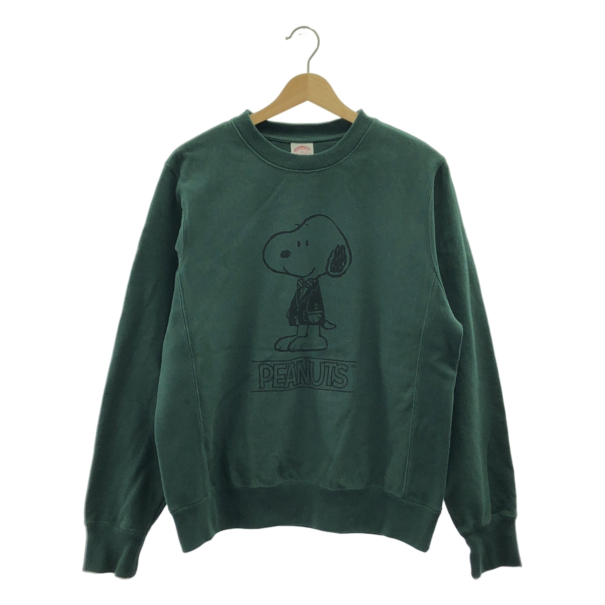 BROOKS BROTHERS / ブルックスブラザーズ | 2024SS | ×PEANUTS ピーナッツ / スヌーピー プリント スウェット | S | グリーン | メンズ