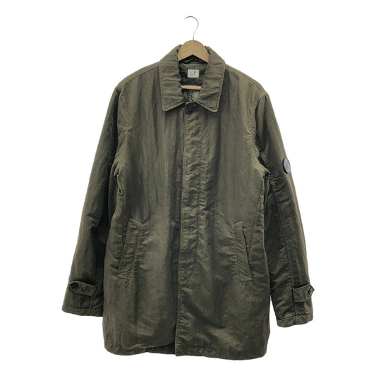 CP COMPANY / 씨피 컴퍼니 | NYLON B. 안솜 퀼팅 라이닝 나일론 스텐 컬러 코트 | 50 | 남성
