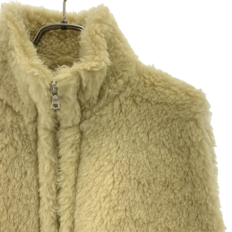 AURALEE / オーラリー | SHETLAND WOOL BOA ZIP VEST シェットランドウール ジップ ボアベスト | 0 | レディース