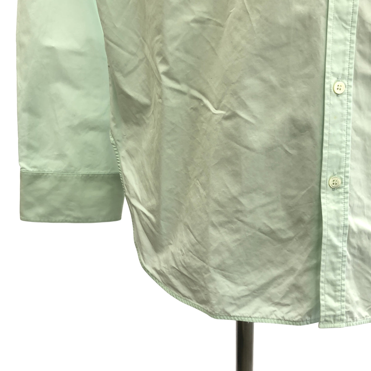 BALENCIAGA / バレンシアガ | コットン オーバーサイズシャツ | 34 | ターコイズグリーン系 | メンズ