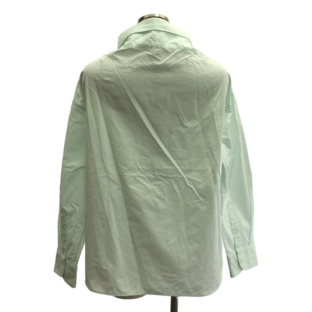 BALENCIAGA / バレンシアガ | コットン オーバーサイズシャツ | 34 | ターコイズグリーン系 | メンズ