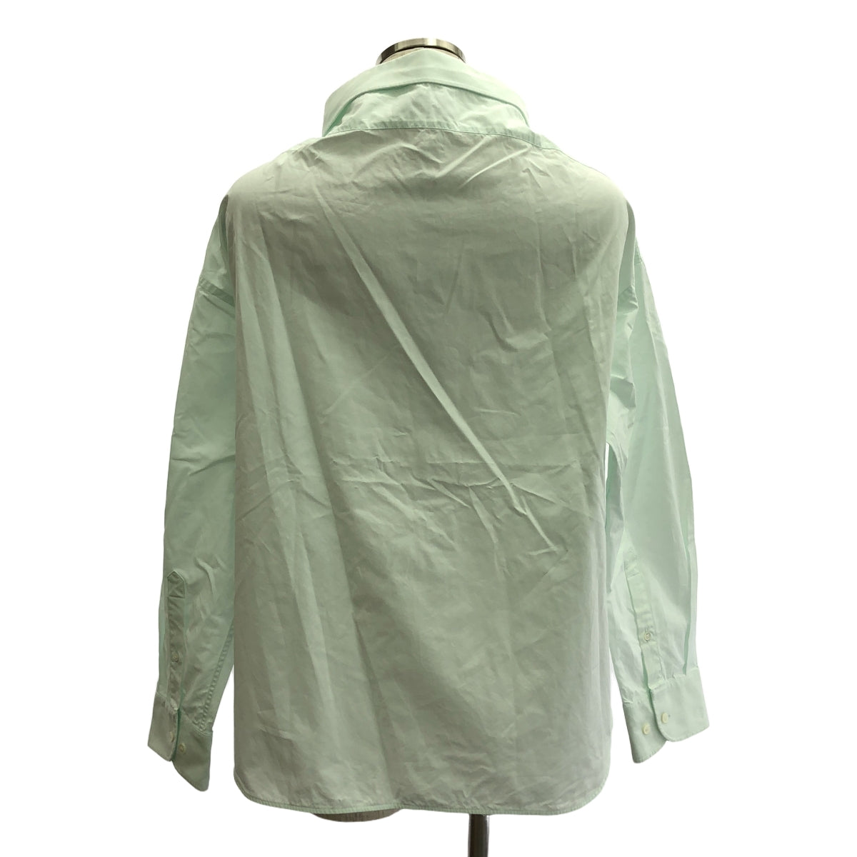 BALENCIAGA / バレンシアガ | コットン オーバーサイズシャツ | 34 | ターコイズグリーン系 | メンズ