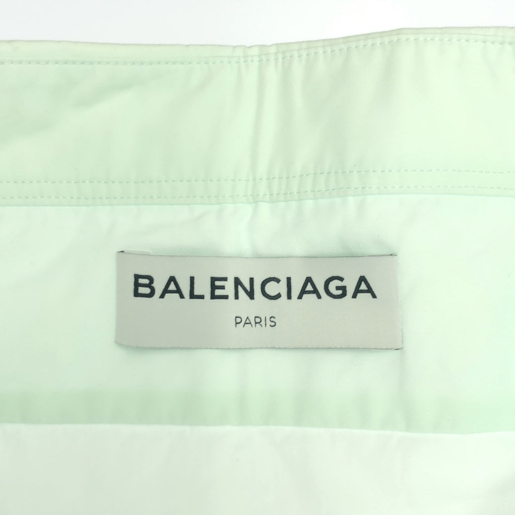 BALENCIAGA / バレンシアガ | コットン オーバーサイズシャツ | 34 | ターコイズグリーン系 | メンズ