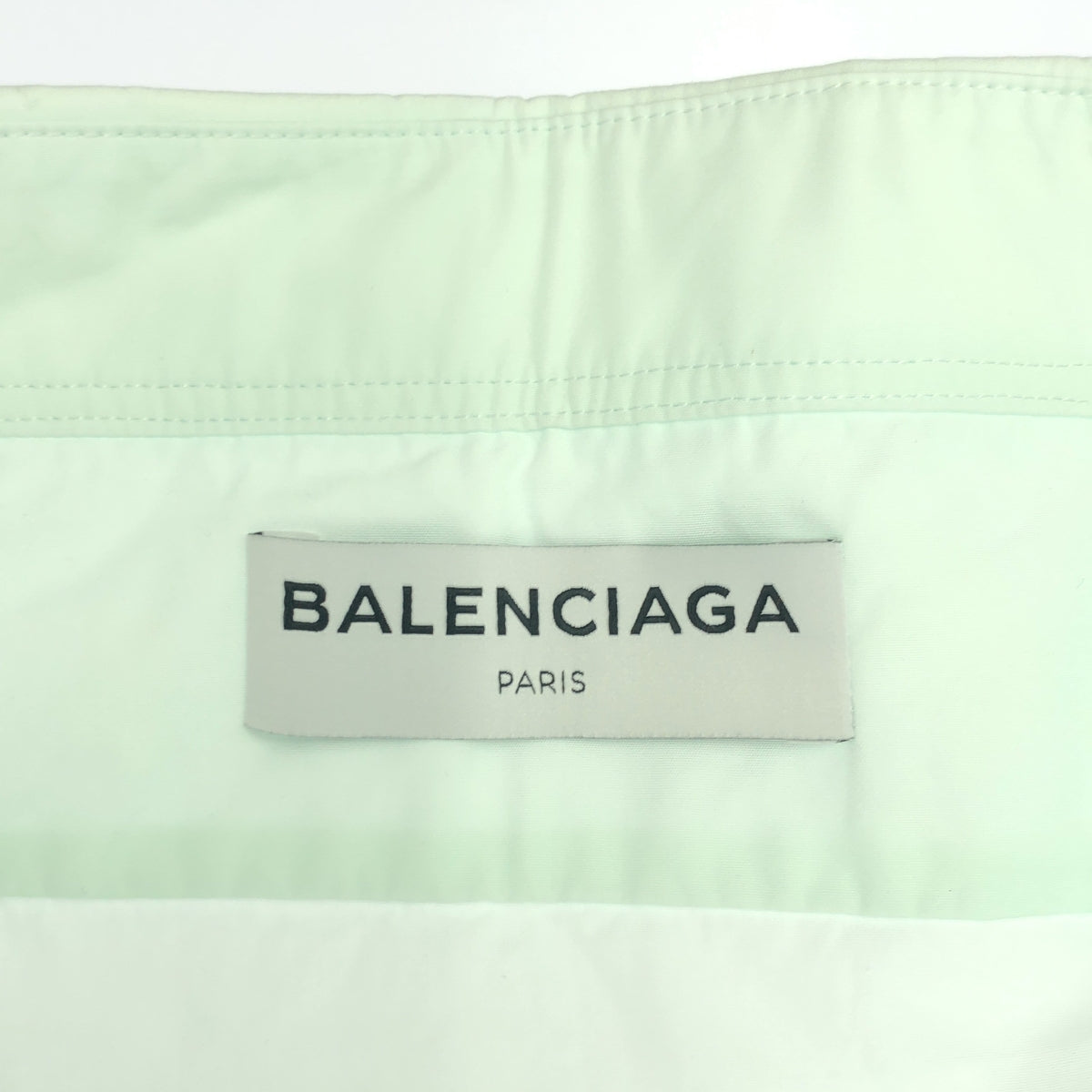 BALENCIAGA / バレンシアガ | コットン オーバーサイズシャツ | 34 | ターコイズグリーン系 | メンズ