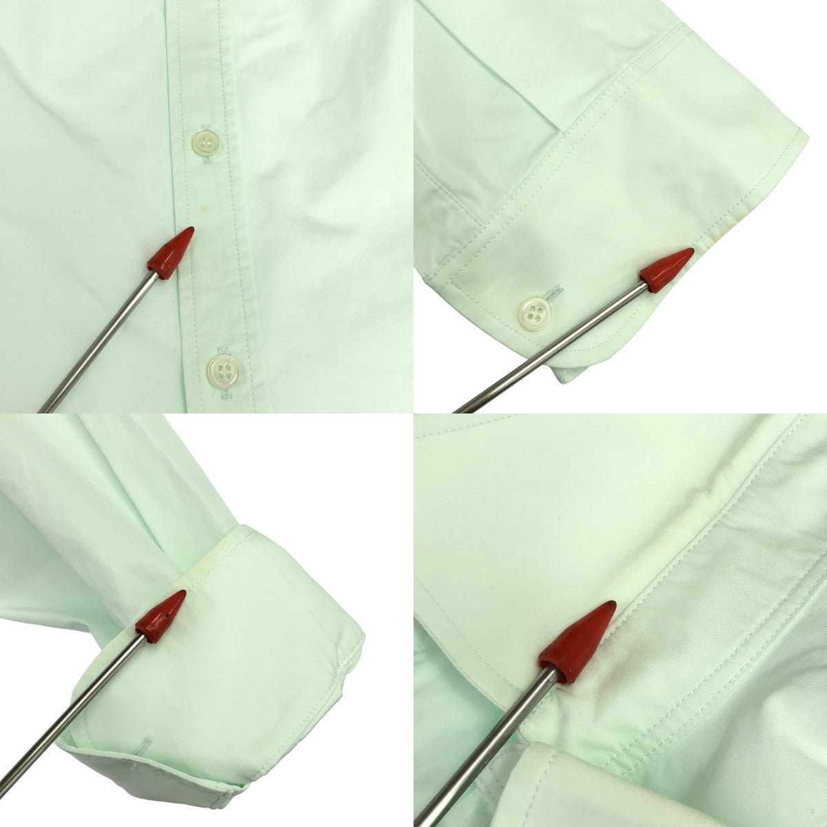 BALENCIAGA / バレンシアガ | コットン オーバーサイズシャツ | 34 | ターコイズグリーン系 | メンズ