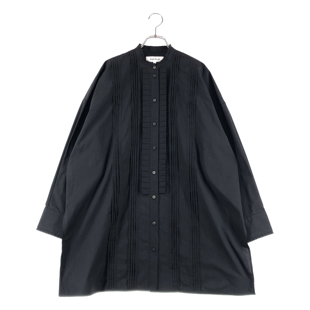 ENFOLD / エンフォルド | LOOSE SHIRT ピンタック ロングシャツ | 38 | レディース