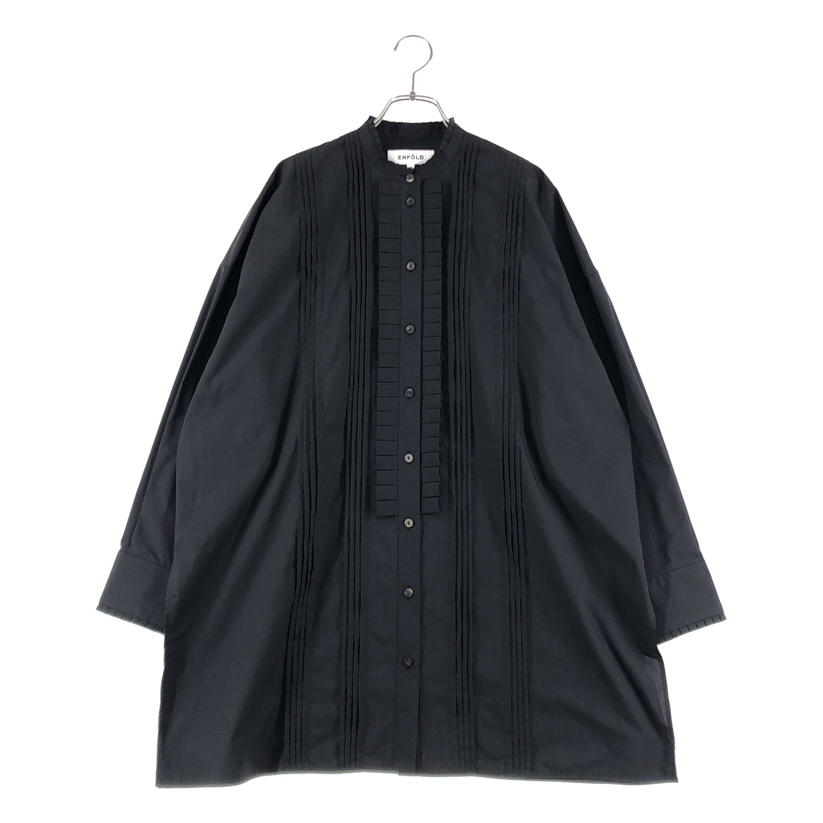 ENFOLD / エンフォルド | LOOSE SHIRT ピンタック ロングシャツ | 38 | レディース