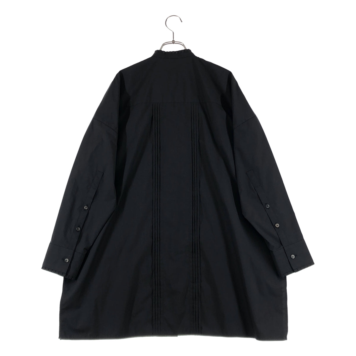 ENFOLD / エンフォルド | LOOSE SHIRT ピンタック ロングシャツ | 38 | レディース