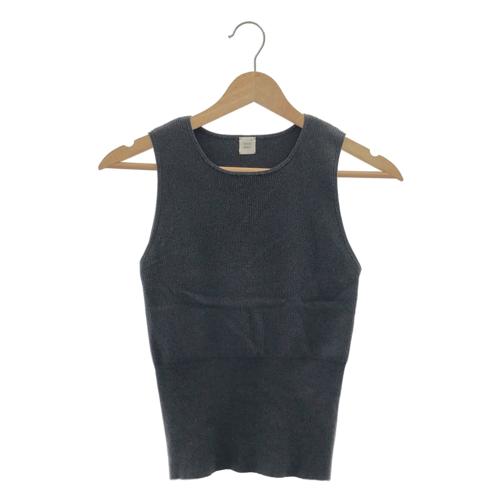 GOOD GRIEF / グッドグリーフ | コットン レーヨン リブ タンクトップ カットソー | F | レディース
