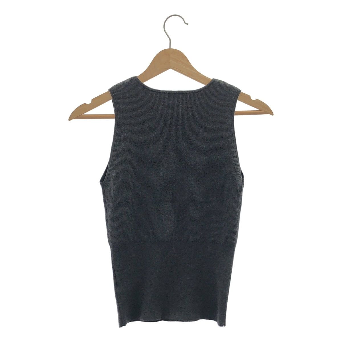 GOOD GRIEF / グッドグリーフ | コットン レーヨン リブ タンクトップ カットソー | F | レディース