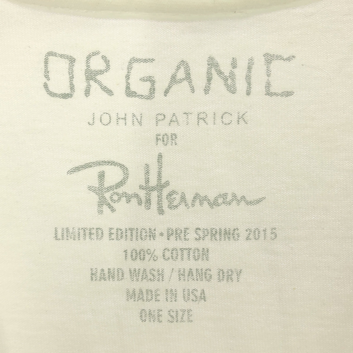 Ron Herman / ロンハーマン | ORGANIC JOHN PATRICK フォトプリントTシャツ | ホワイト | レディース