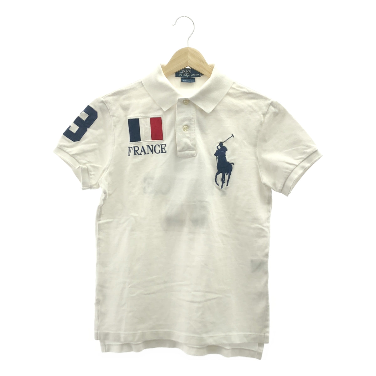 POLO RALPH LAUREN / 폴로랄프로렌 | 조랑말 넘버링 헝겊 폴로 셔츠 컷소우 | S |
