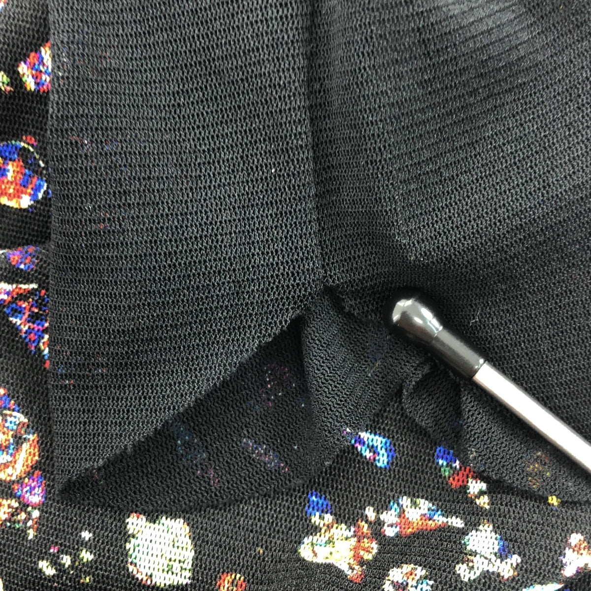 VIVIENNE TAM / 譚燕玉 | Power net 全身印花褶皺連身裙 | 2 |黑色 |女性的