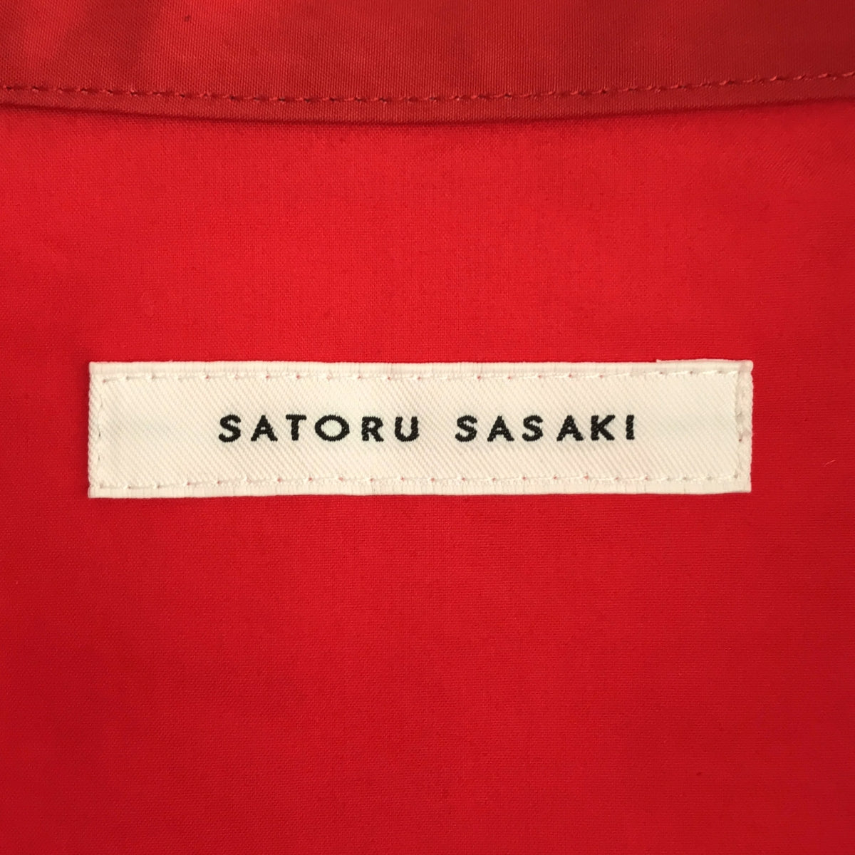 【新品】  SATORU SASAKI / サトルササキ | 2023AW | TWO POCKET SHIRT ポケットシャツ | 1 | レッド | レディース