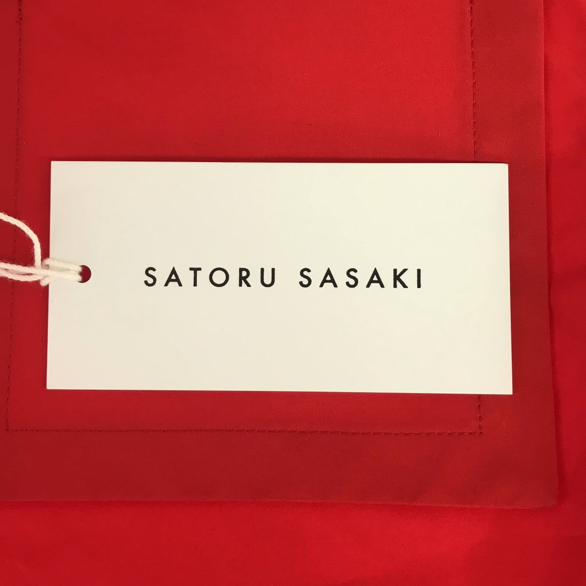 【新品】  SATORU SASAKI / サトルササキ | 2023AW | TWO POCKET SHIRT ポケットシャツ | 1 | レッド | レディース