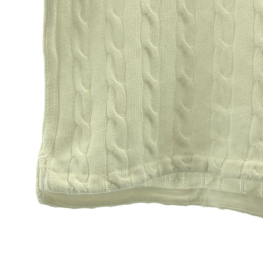 POLO RALPH LAUREN / 폴로랄프로렌 | 코튼 케이블 니트 폴로 셔츠 | XL |