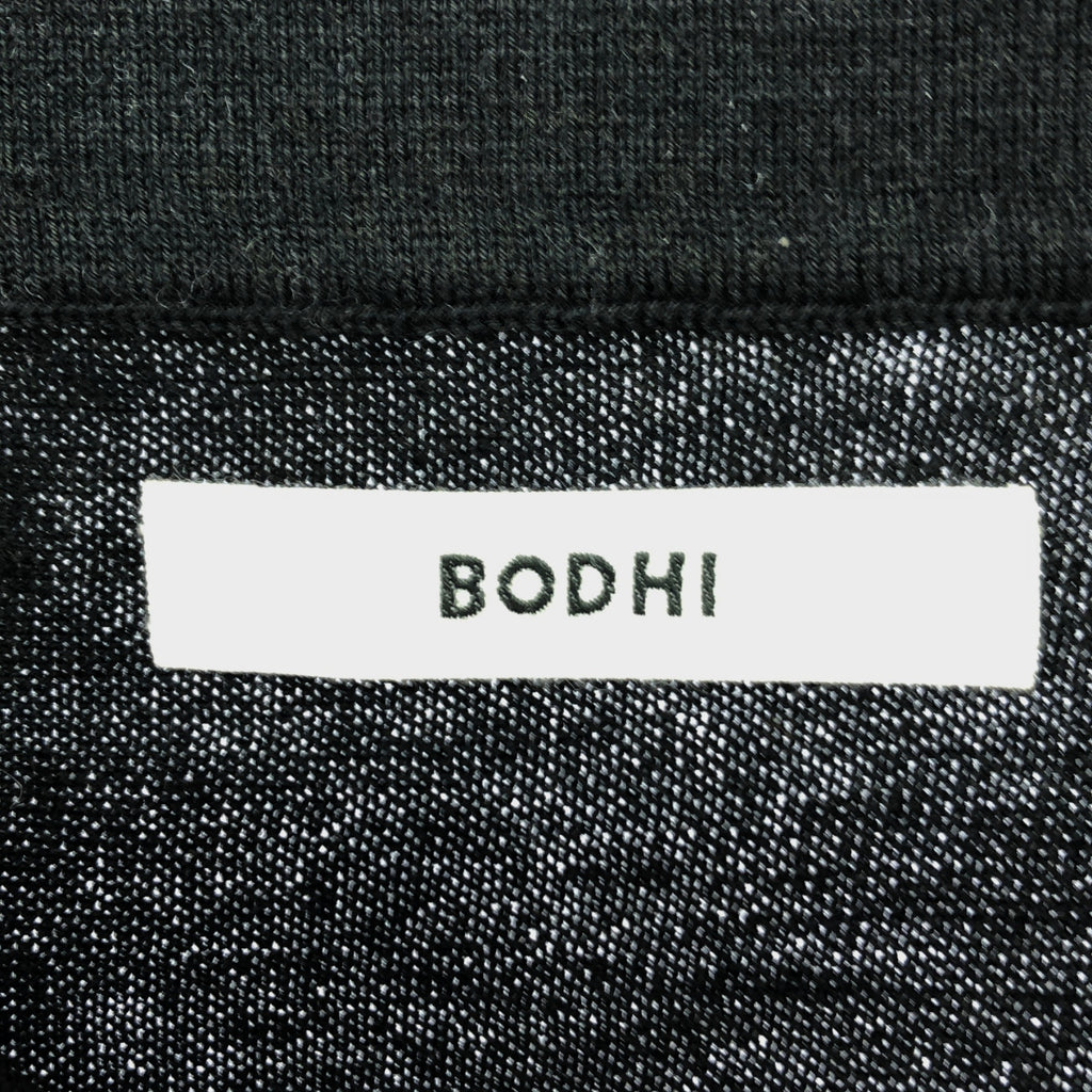 BODHI / ボーディ | 2024SS | EXLIGHT CASHMERE POLO エクスライト カシミヤニット 長袖 ポロシャツ | 2 | ブラック | メンズ