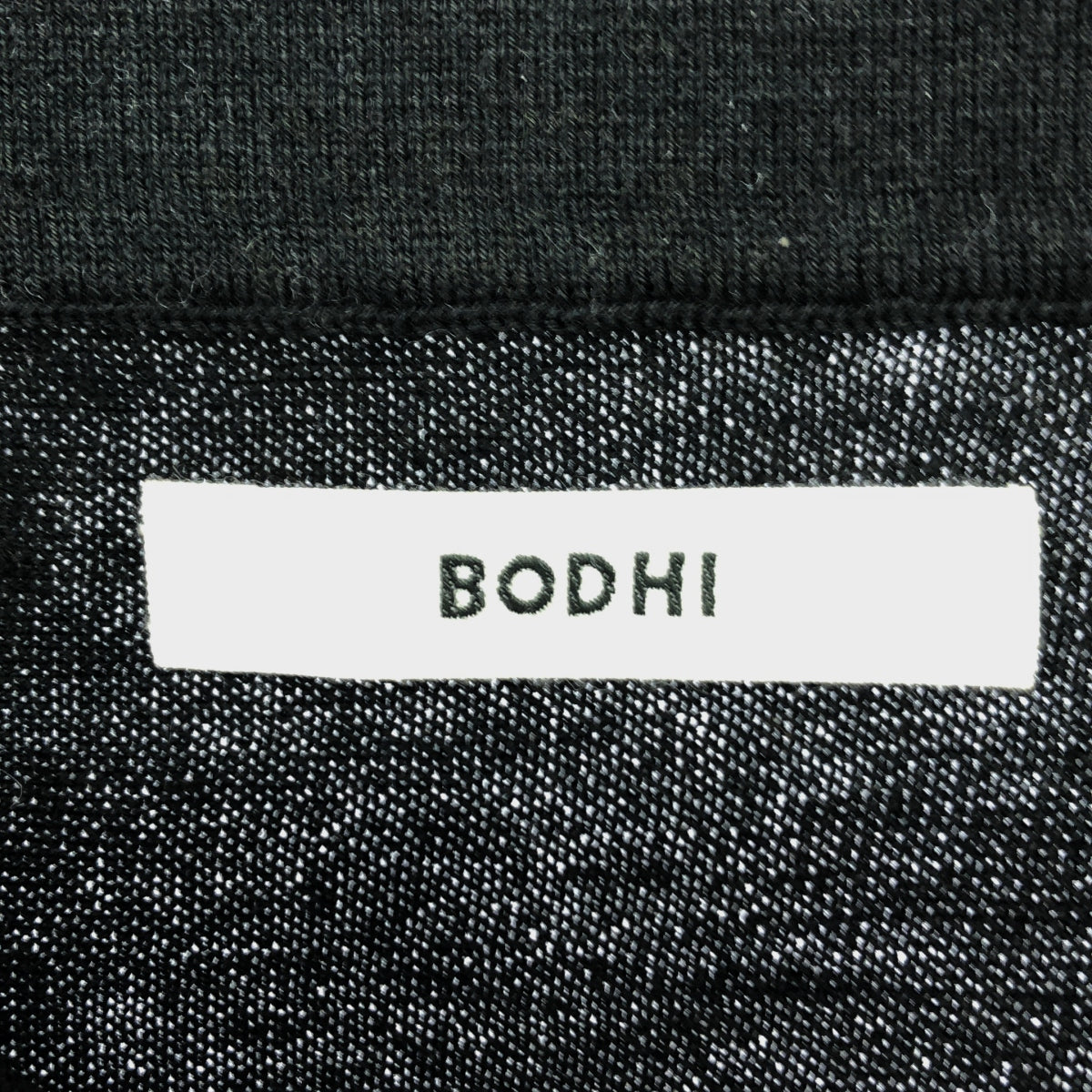 BODHI / ボーディ | 2024SS | EXLIGHT CASHMERE POLO エクスライト カシミヤニット 長袖 ポロシャツ | 2 | ブラック | メンズ