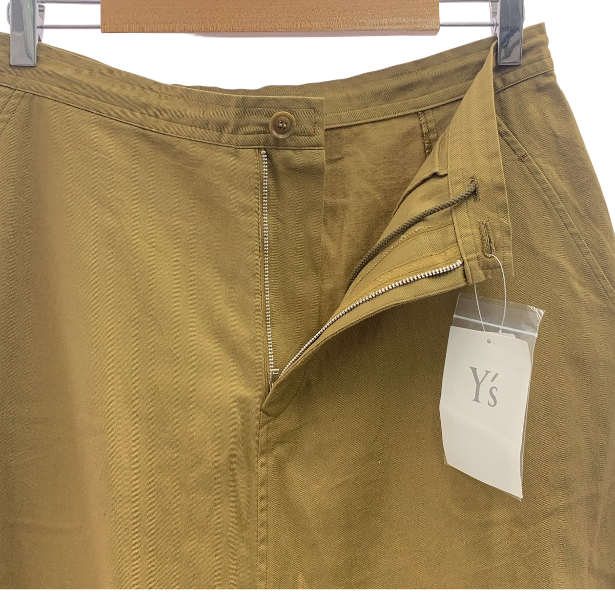 Y's / 와이즈 요우지야마모토 | BORN PRODUCT COTTON TWILL SAROUEL WITH CLOTH 코튼 트윌 사르엘 팬츠 | 01 | 여성