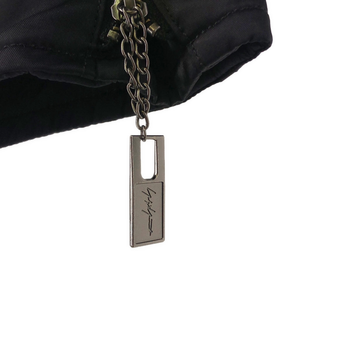 YOHJI YAMAMOTO POUR HOMME / ヨウジヤマモトプールオム | 2024AW | ナイロンツイル 中綿 ロゴジップ ブルゾン ジャケット / 総裏地 | 2 | メンズ