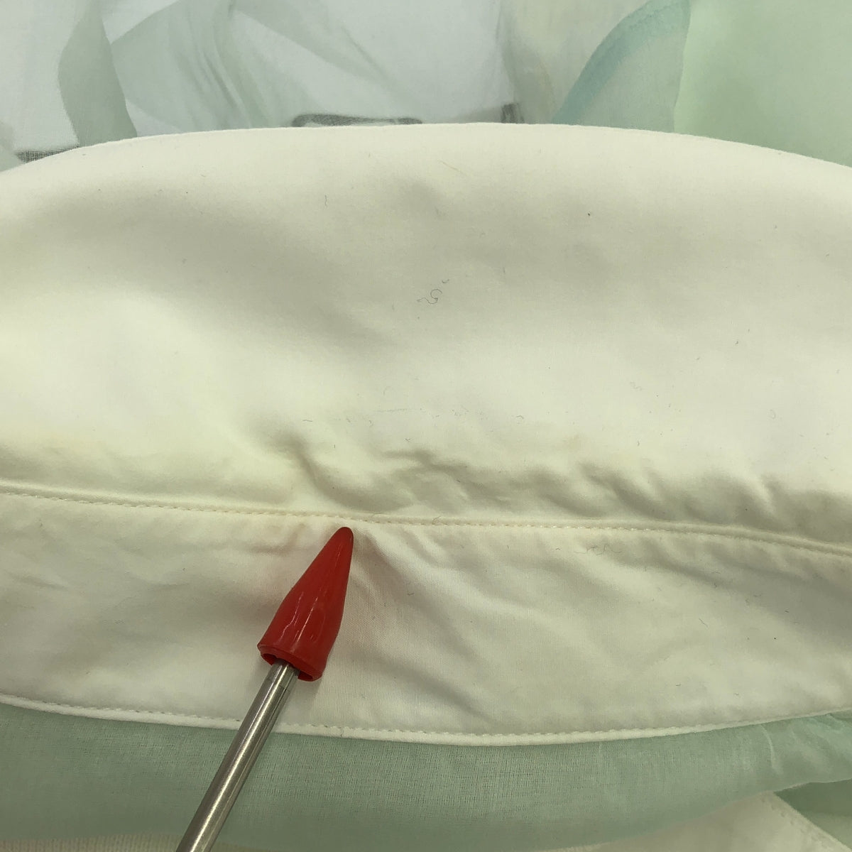 米白色 | 雙層長袖襯衫 | 40碼 | 白色 | 女款