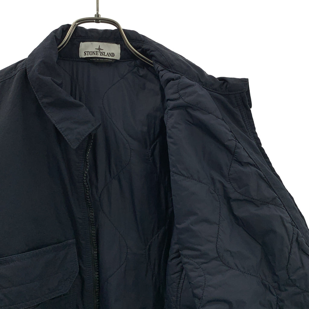 STONE ISLAND / ストーンアイランド | Nylon Twill Jacket PRIMALOFT / プリマロフト フルジップ ジャケット ブルゾン  / キルティング総裏地 | XL | メンズ
