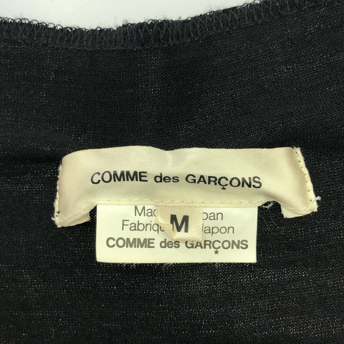 [Good Condition] COMME des GARCONS | 2012AW | Knit dress with irregular sleeves | M | Black | Women's