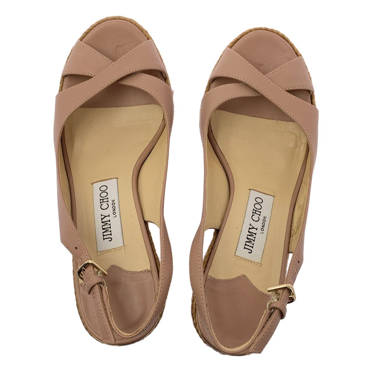 JIMMY CHOO / ジミーチュウ | AMELY アメリー レザー コルク ウェッジ