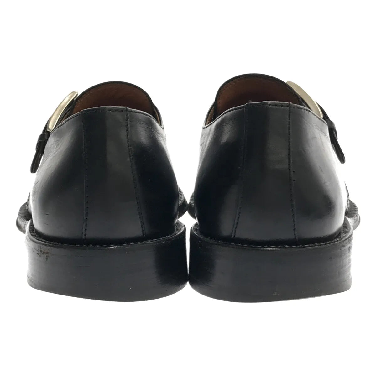 GIANFRANCO LATTANZI / ジャンフランコ ラッタンツィ | モンクストラップ レザーシューズ | 6 1/2 | ブラック | メンズ