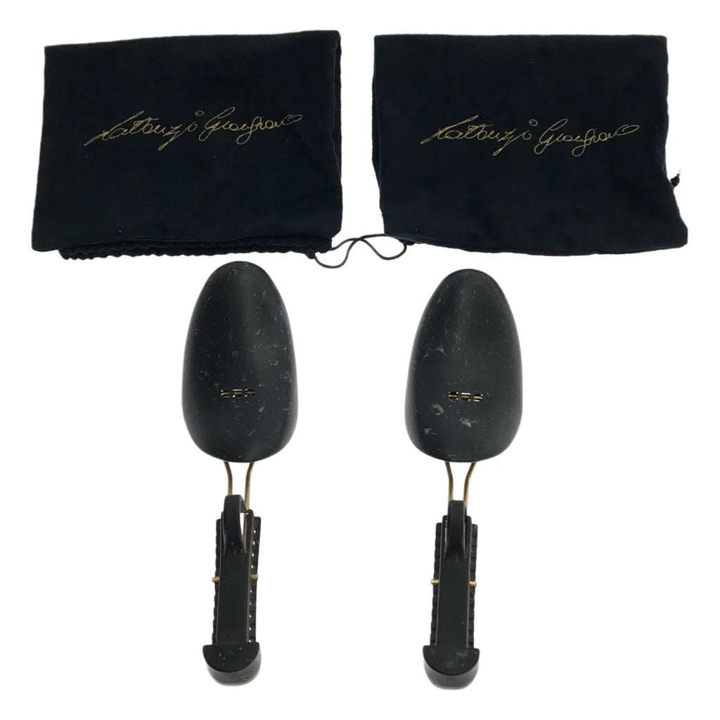 GIANFRANCO LATTANZI / ジャンフランコ ラッタンツィ | モンクストラップ レザーシューズ | 6 1/2 | ブラック | メンズ