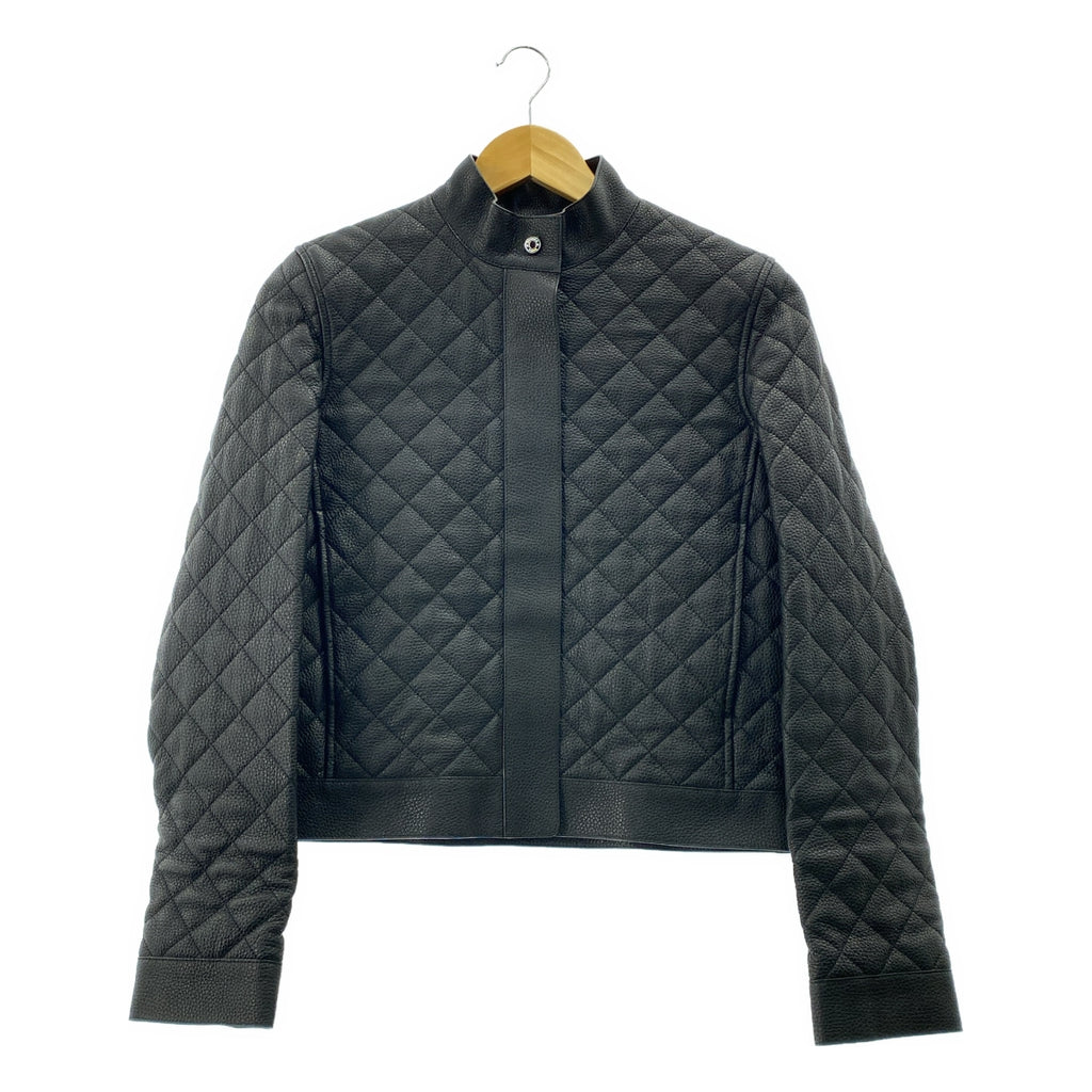 HERMES / 헤르메스 | 가죽 퀼팅 싱글 라이더스 재킷 | 36 |