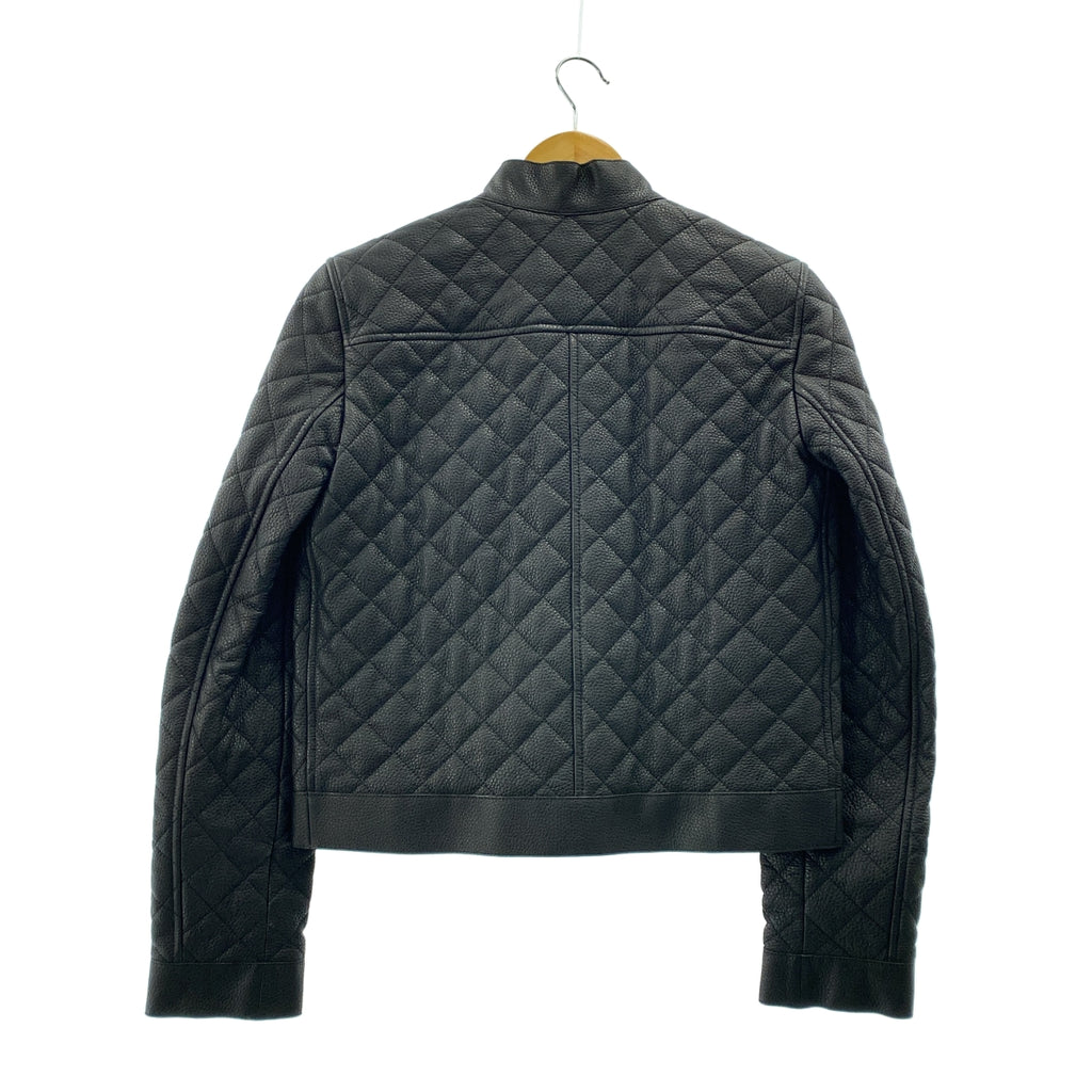 HERMES / 헤르메스 | 가죽 퀼팅 싱글 라이더스 재킷 | 36 |