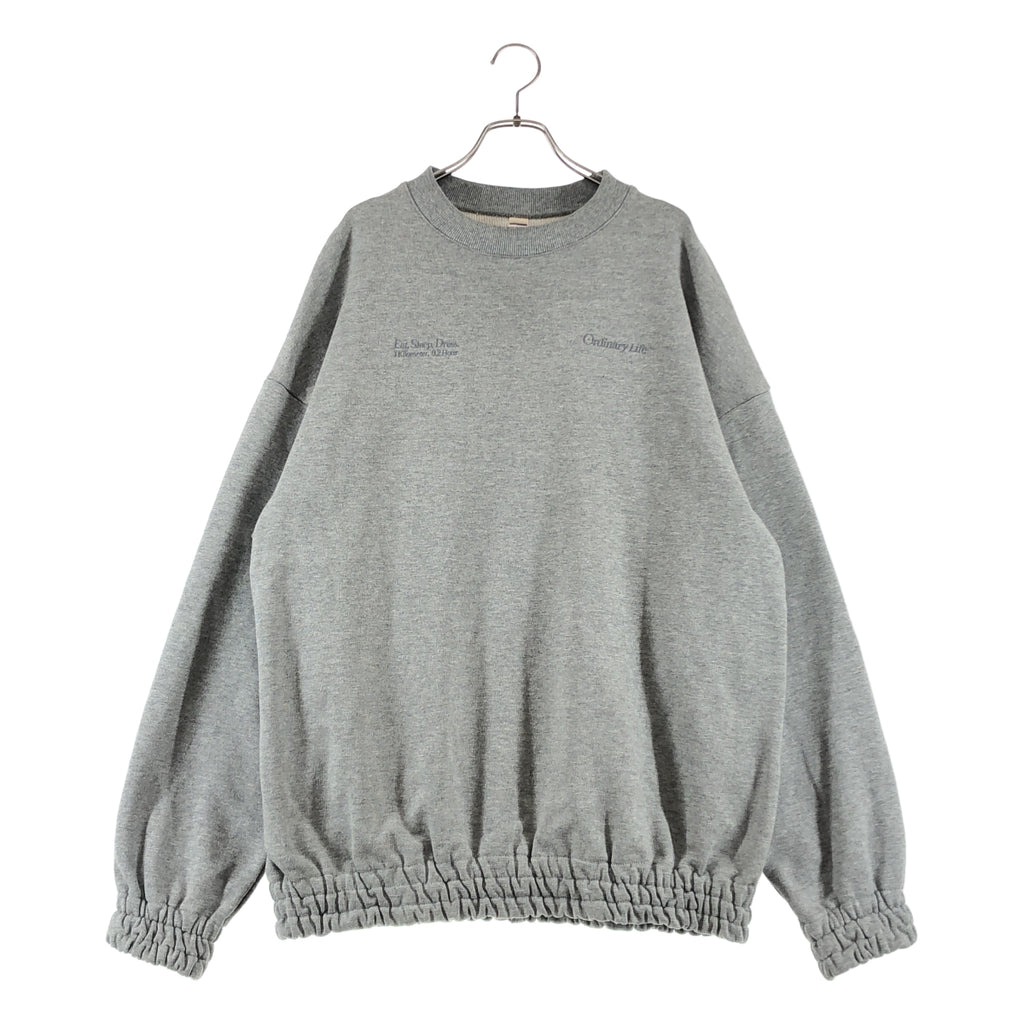 SHINYA KOZUKA | 2025春夏 | ORDINARY 衛衣 寬鬆刺繡衛衣 | S碼 | 男款