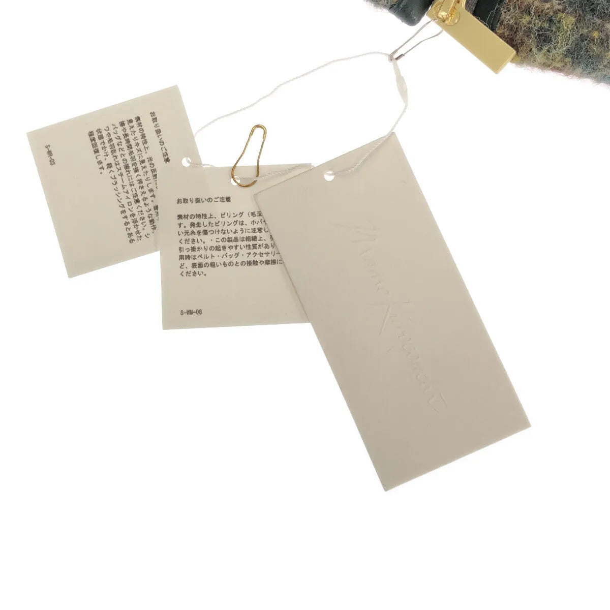 【신품】 Mame Kurogouchi / 마메쿠로고우치 | 2022AW | Alpaca Blend Shaggy Wool Blouson 샤기 울 블루존 | 2 | 그린 | 여성