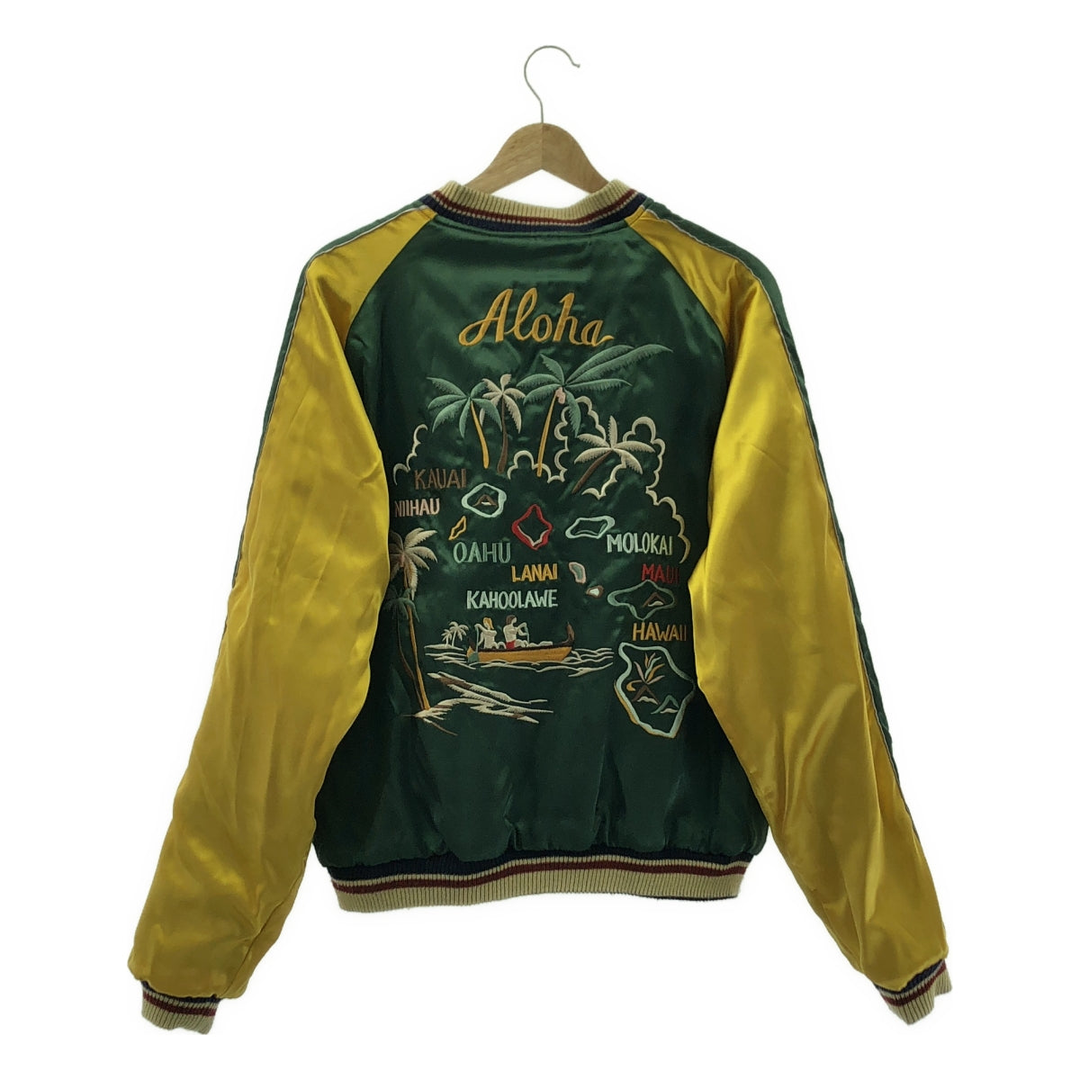 Toyo Enterprises | Aloha Hawaii / 雙面絲絨緞面刺繡橫須賀外套 | XL | 男士